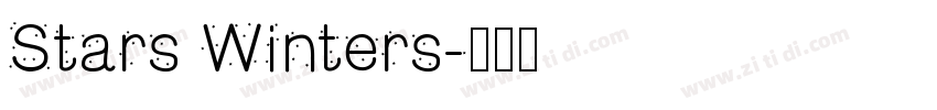 Stars Winters字体转换